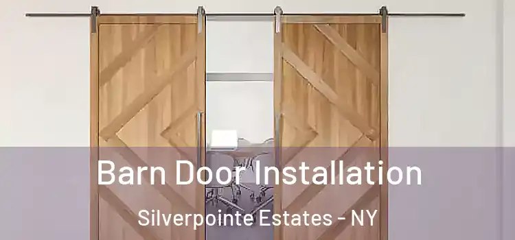 Barn Door Installation Silverpointe Estates - NY