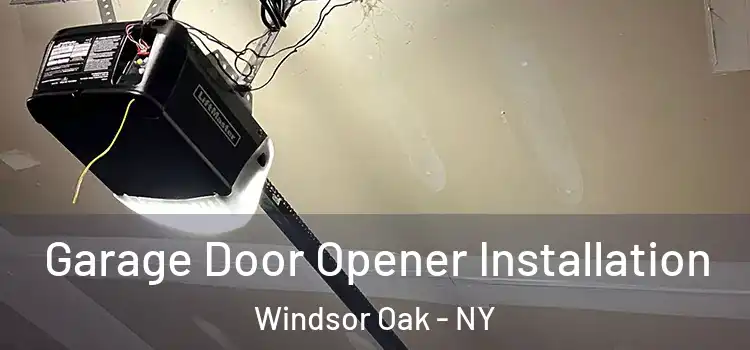  Garage Door Opener Installation Windsor Oak - NY