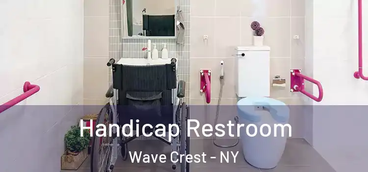  Handicap Restroom Wave Crest - NY