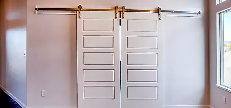 Glass Barn Door with Installation Hardware Kit Queens