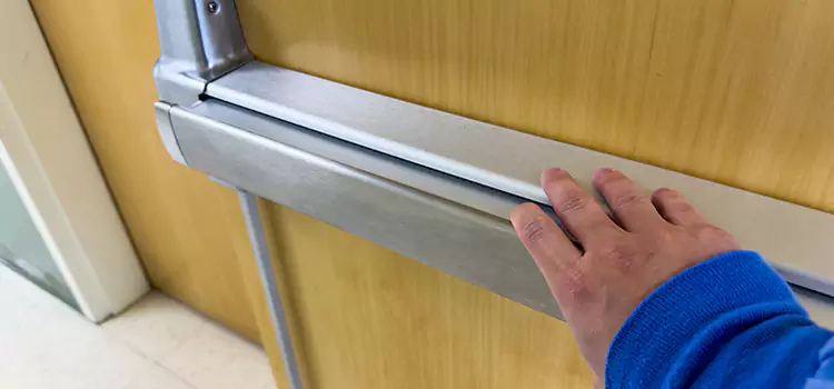Installing a Push Bar on a Door Queens