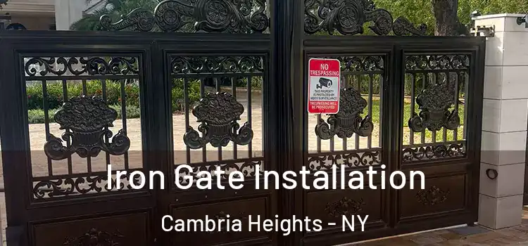  Iron Gate Installation Cambria Heights - NY