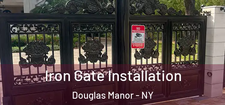 Iron Gate Installation Douglas Manor - NY