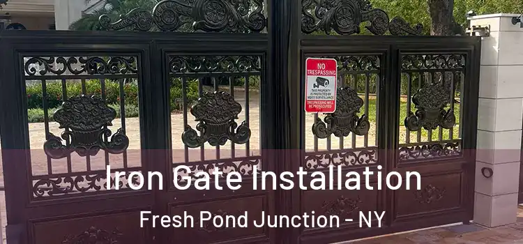 Iron Gate Installation Fresh Pond Junction - NY