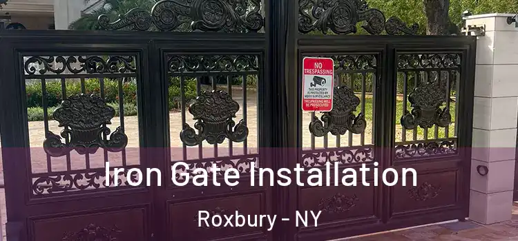  Iron Gate Installation Roxbury - NY