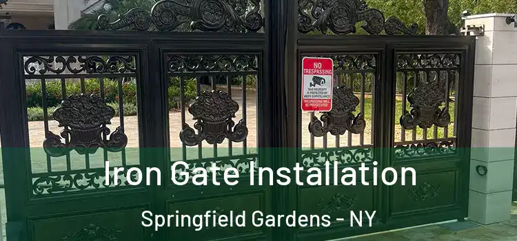 Iron Gate Installation Springfield Gardens - NY