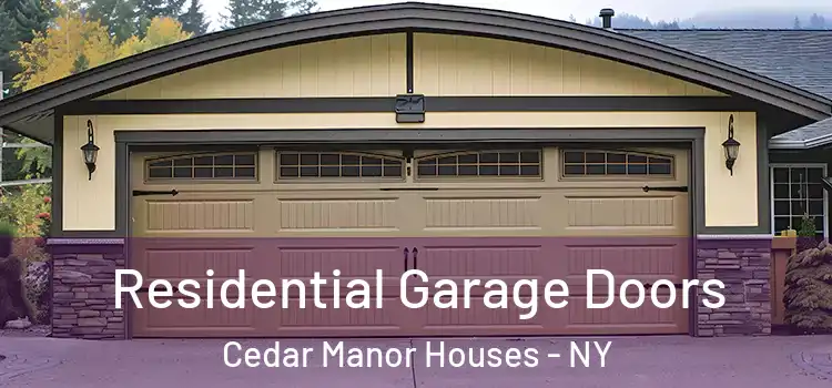  Residential Garage Doors Cedar Manor Houses - NY