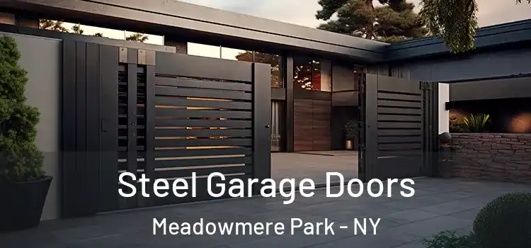  Steel Garage Doors Meadowmere Park - NY